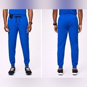 Figs Men's Tansen Jogger Scrub Pants Royal Blue - Size M
